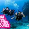 “PADI Open Water course training in St George’s Bay St Julian’s Malta”