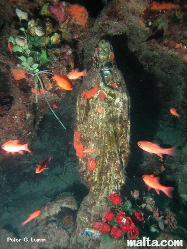 Cirkewwa Madonna Dive site