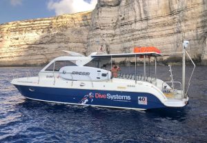 SIMO dive systems malta boat 38 foot dive boat and charter